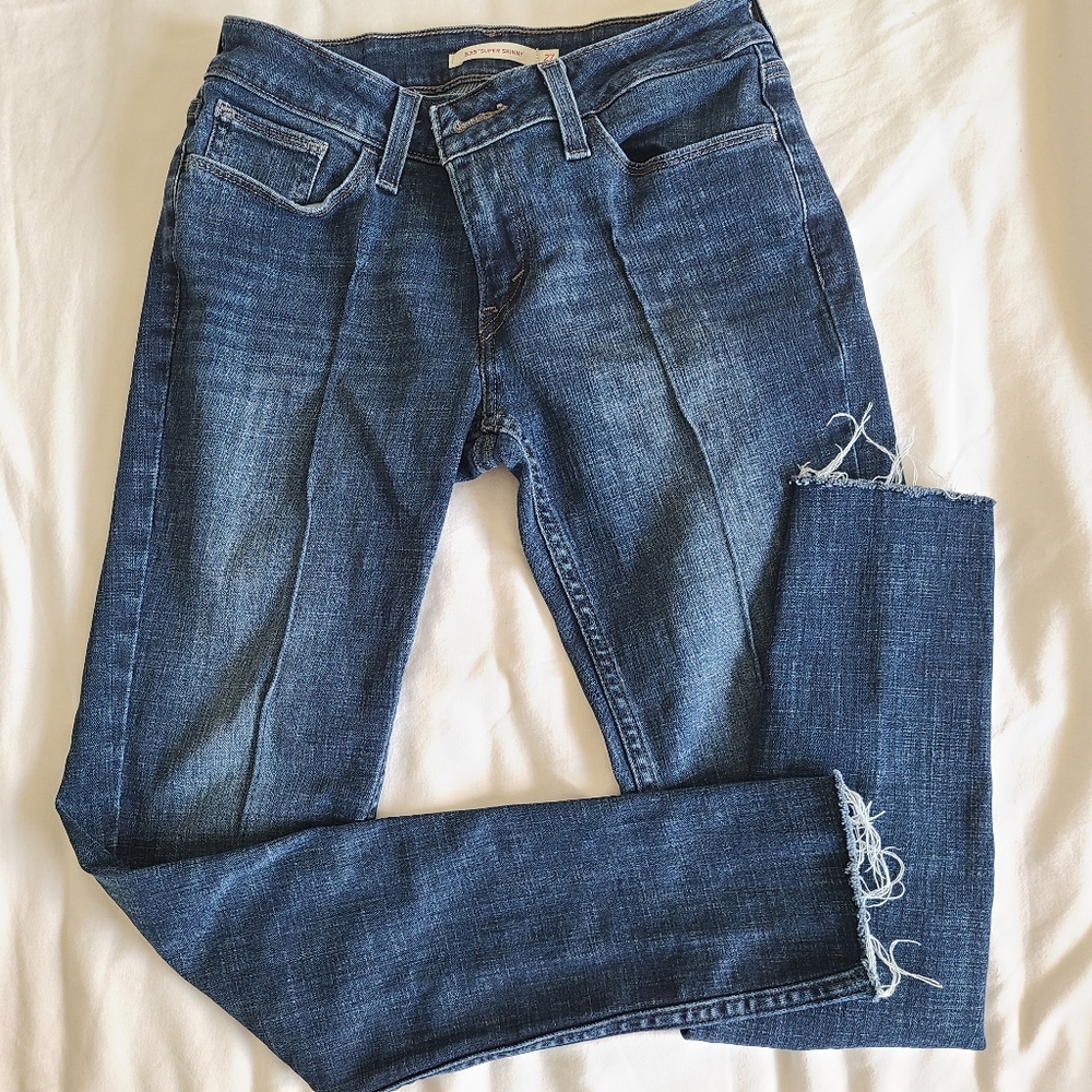 Levi's 535 Super Skinny Ankle Pants Size 27